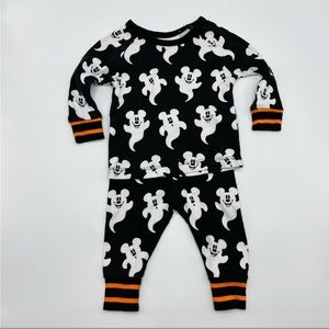 Disney Kids’ Mickey Mouse Ghost Halloween 2 piece set 3-6 months